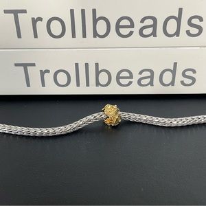 Trollbeads Hydrangea, Gold- 21106
